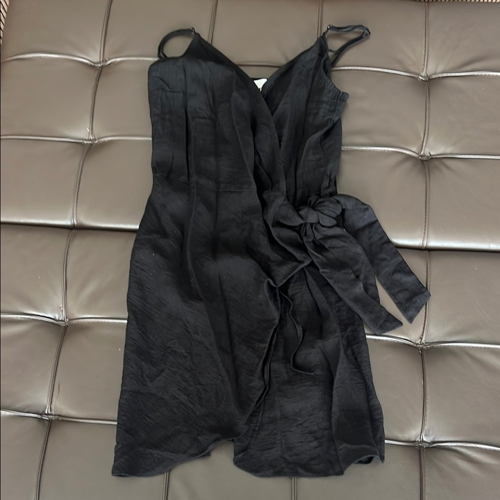 H&M Black Wrap Dress